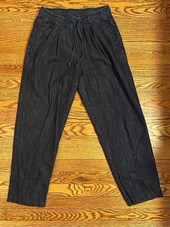 Old Navy Pants - Old Navy Women’s Dark Wash/Wide Leg Drawstring Jean